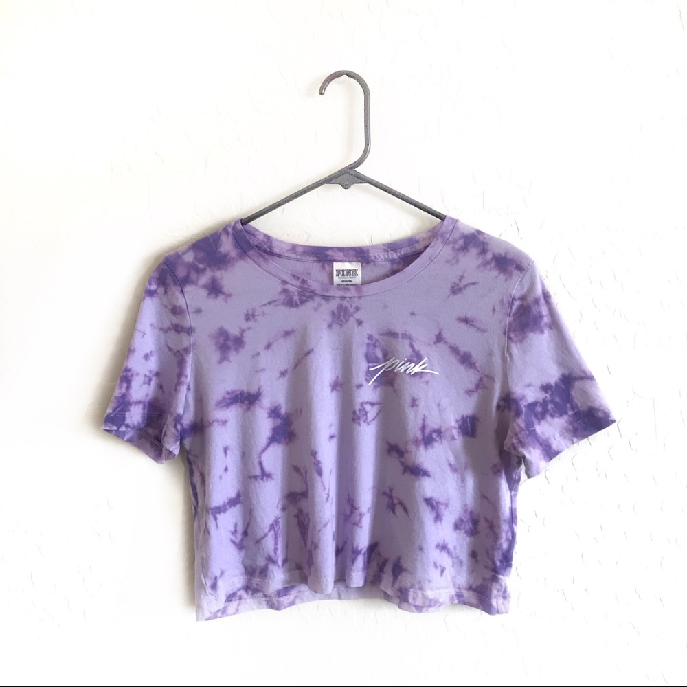 tie-dye PINK top
